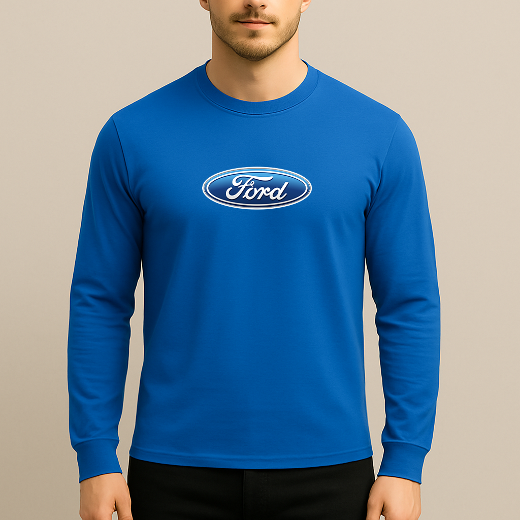 Men’s Ford Car Long Sleeve T-Shirt